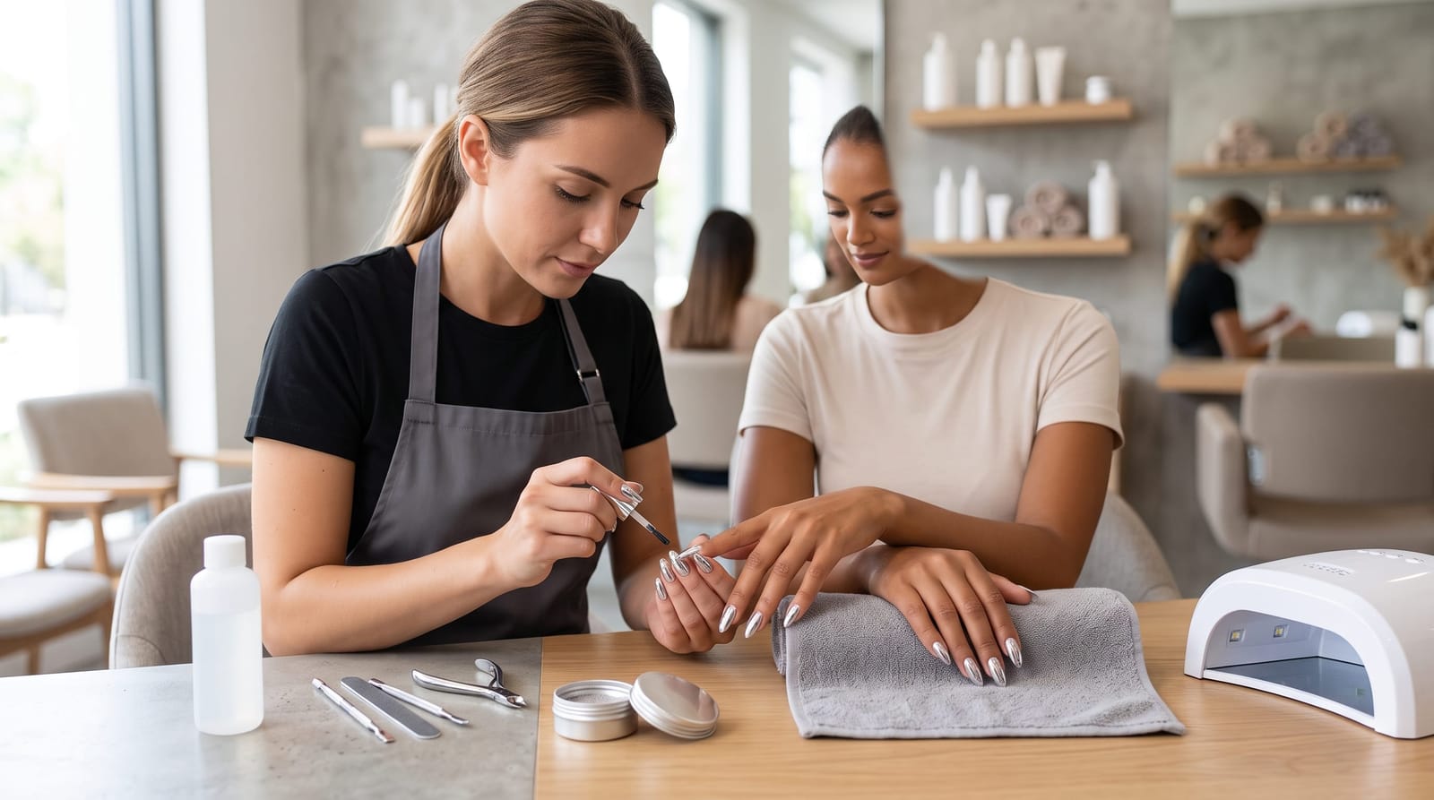 Chrome and Mirror Nails on Gel-X Extensions: What You Need to Know